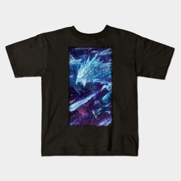 Anivia Mosaic Portrait 1 Kids T-Shirt by nowtfancy